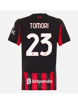 Billige AC Milan Fikayo Tomori #23 Hjemmedrakt Dame 2025-26 Kortermet